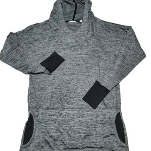 Athleta Gray Long Sleeve Pullover Hoodie Size‎ S